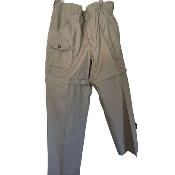 Cabela's Outdoors Mens Khaki Hiking Convertible Cargo Pants / Shorts Size 38 - Picture 1 of 10